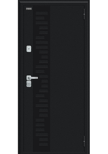 Входная дверь Thermo Техно Декор-2, цвет Букле черное/Snow Melinga Входная дверь Thermo Техно Декор-2, цвет Букле черное/Snow Melinga