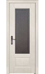 Дверь Аристократ 4 Слоновая кость со стеклом